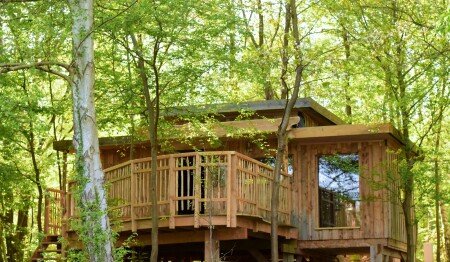 Tente romantique, 1 chambre, avec jardin