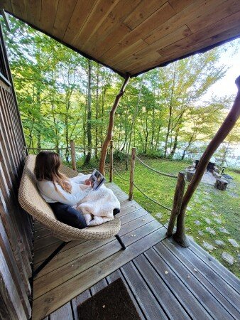 Cabane 1 chambre, avec jardin