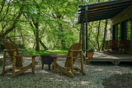 Hébergement insolite 3 voyageurs, avec jardin