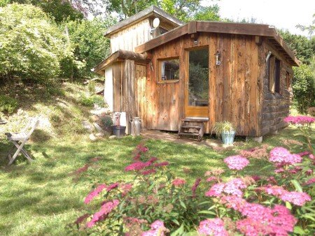 Cabane tout confort, 4 voyageurs, avec jardin
