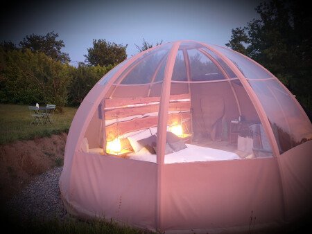 Hébergement insolite 2 voyageurs, avec jardin