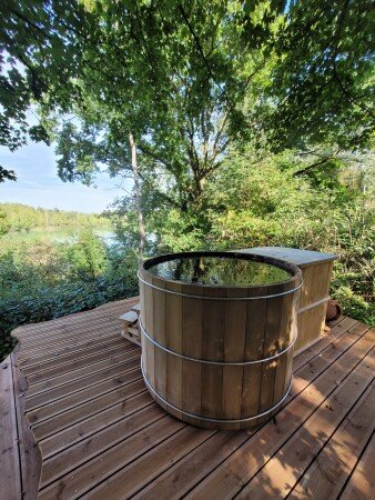 Cabane romantique, 1 chambre, avec jardin
