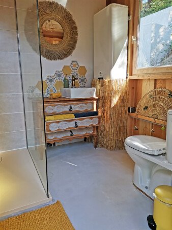 Cabane 1 chambre, avec jardin