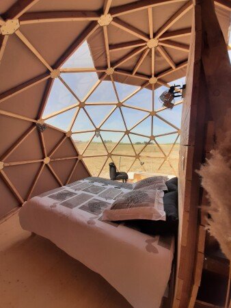 Dôme 1 chambre, avec jardin