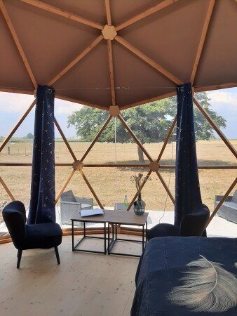 Dôme 1 chambre, avec jardin