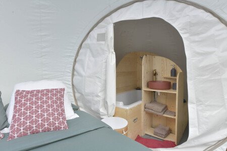 Bulle confortable, 1 chambre, avec jardin