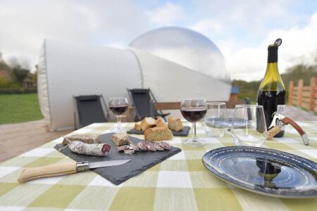 Bulle romantique, 1 chambre, avec jardin