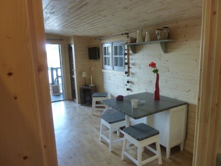 Roulotte de charme, 1 chambre, avec jardin