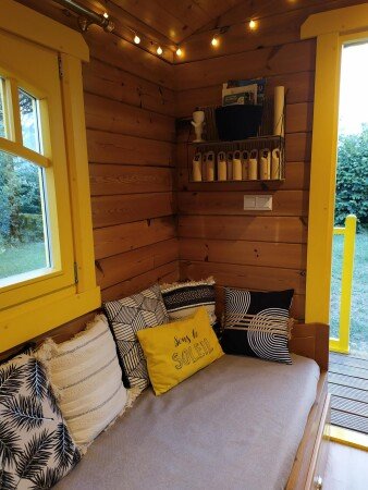 Roulotte de charme, 1 chambre, avec jardin