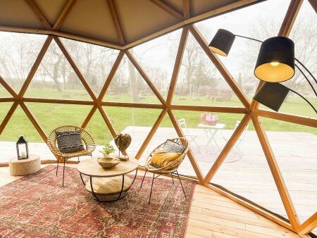 Hébergement insolite 1 chambre, avec jardin