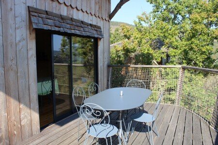 Cabane 2 chambres, avec jardin