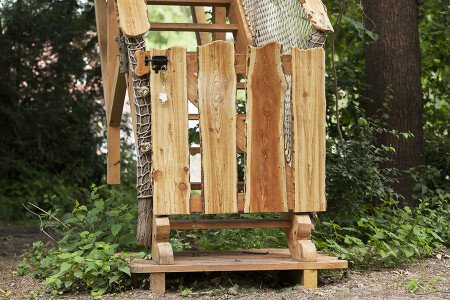 Cabane dans les arbres 1 chambre, avec jardin