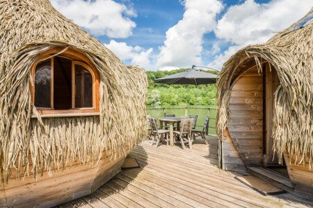 Cabane 2 chambres, avec jardin