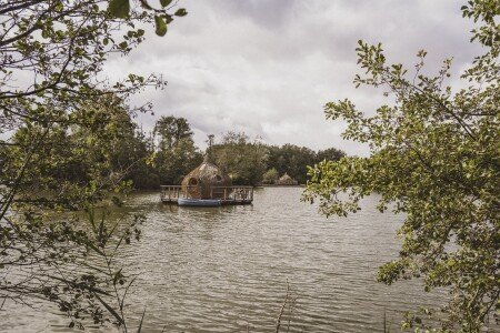 Cabane dans les arbres romantique, 1 chambre, avec jardin