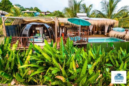 Dôme 1 chambre, avec jardin