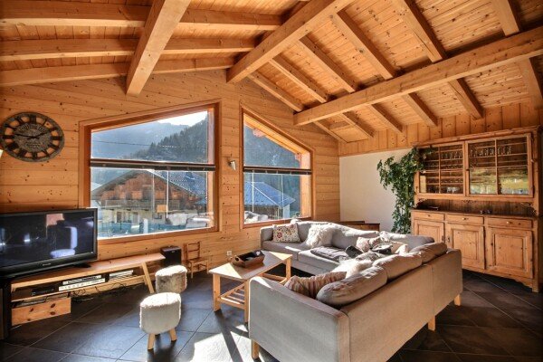 Chalet design, 6 chambres, avec jardin