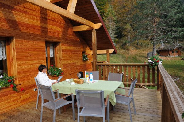 Chalet traditionnel, 2 chambres, avec cheminée