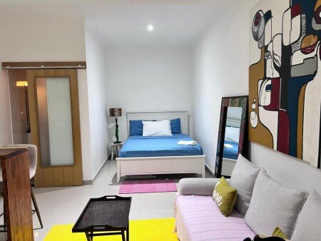 Apartamento 1 habitación, con aire acondicionado