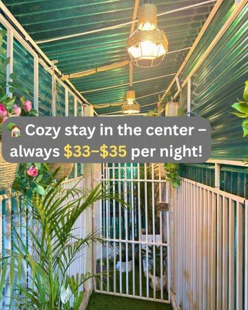 Appartement 1 chambre, avec jardin