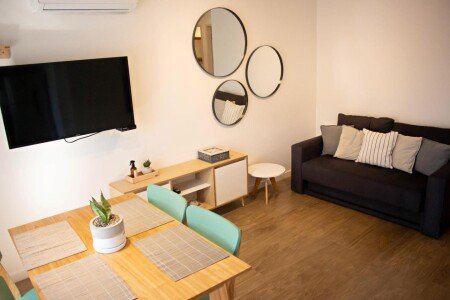 Apartamento 1 habitación, con aire acondicionado