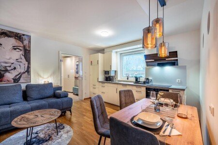 Appartamento 5 ospiti, con giardino