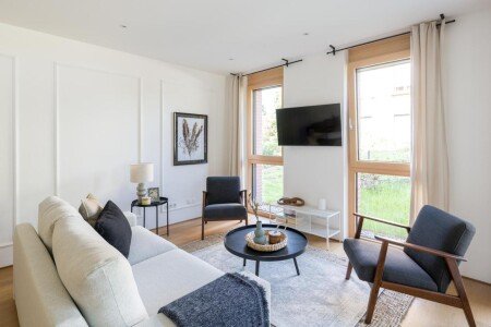 Apartment 2 bedrooms, with garden