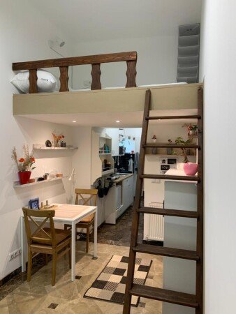 Apartment 1 bedroom, with garden