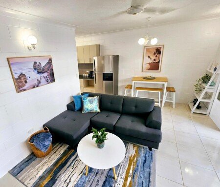 Apartment 2 bedrooms, with garden