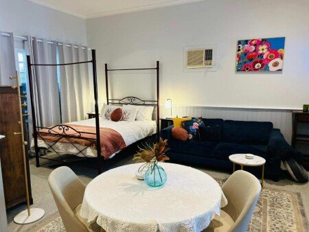 Apartment 1 bedroom, with garden