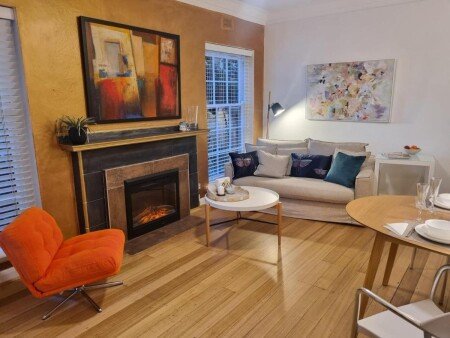 Apartment 1 bedroom, with garden