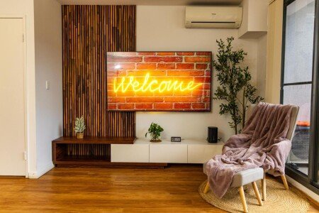 Apartment 2 bedrooms, with garden