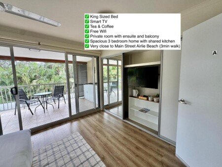 Bed and breakfast 1 bedroom, with air conditioning