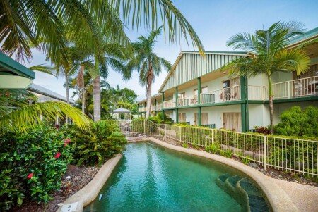 Hotel with garden