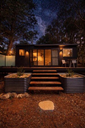 Chalet 1 bedroom, with garden