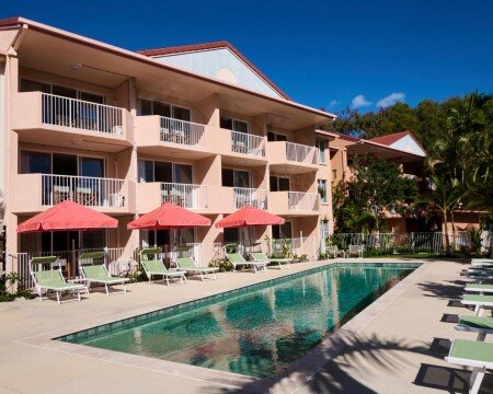 Hotel with pool