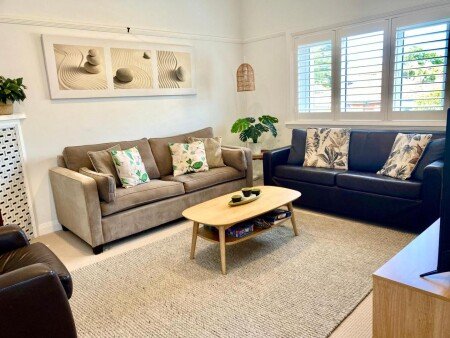 Apartment 2 bedrooms, with garden