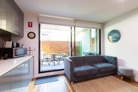 Apartment 1 bedroom, with garden