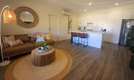 Apartment 1 bedroom, with garden