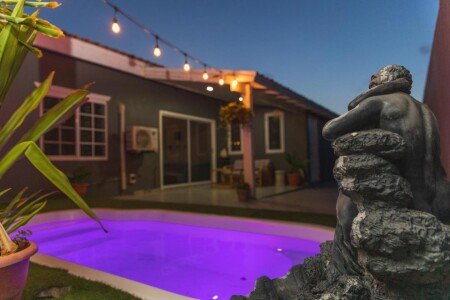 House 8 guests, with pool