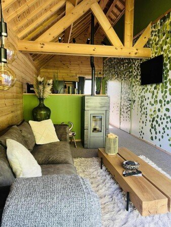 Chalet 2 voyageurs, avec jacuzzi