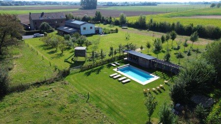 Maison de campagne 7 chambres, avec piscine