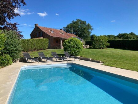 Maison de campagne 3 chambres, avec piscine