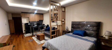 Apartment 1 bedroom, with garden