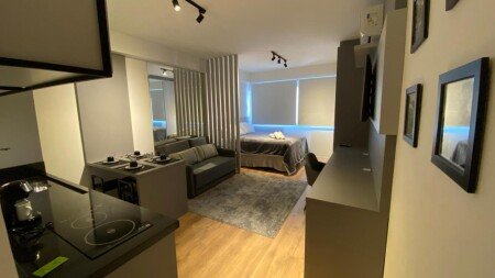 Apartamento 1 quarto, com piscina