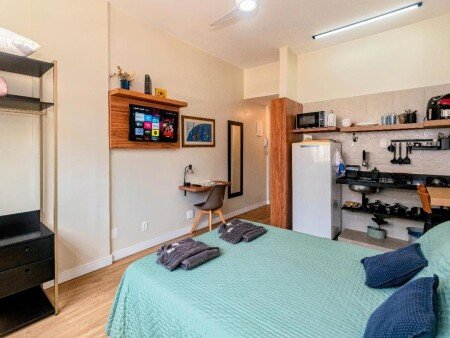 Apartamento 1 habitación, con aire acondicionado