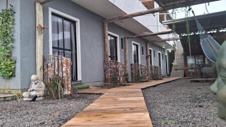 Aparthotel 1 quarto, com jardim