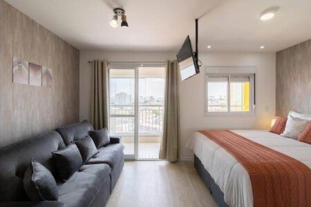 Apartamento 1 quarto, com piscina