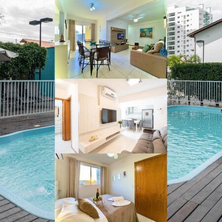 Apartamento 5 convidados, com piscina