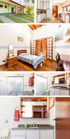 Pousada / Bed and breakfast 1 quarto, com jardim