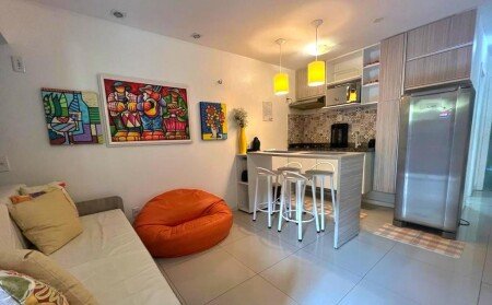 Apartamento 1 quarto, com piscina